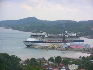 Celebrity's Millennium docked in Coxin's Hole